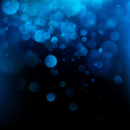 Blue bokeh abstract background. EPS 10 vector fileのイラスト素材