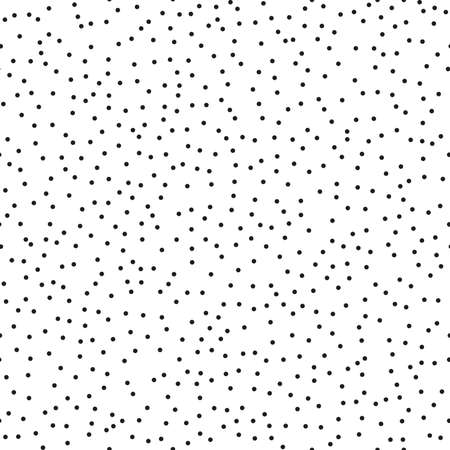 Pointillism low density seamless dots pattern. Abstract monochrome halftone. Just drop to swatches and enjoy EPS 10 vector fileのイラスト素材