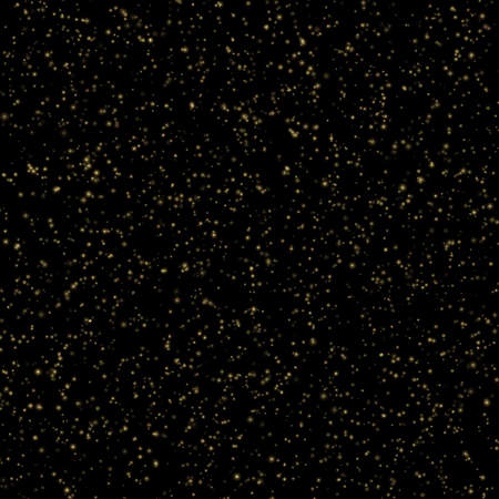 Gold dust glitter texture on a black. Explosion of confetti. Glittering stars. EPS 10 vector fileのイラスト素材