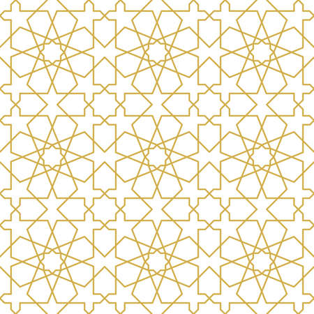 Seamless pattern in authentic islamic arabian style. EPS 10のイラスト素材
