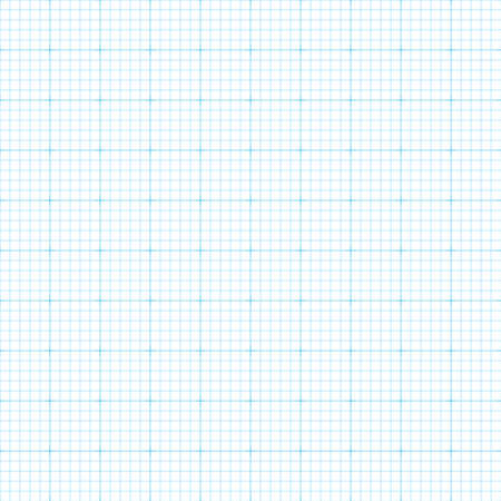 Blue millimetre seamless paper background. Engineering graph, square grid background.のイラスト素材
