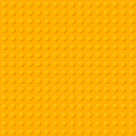 Yellow plastic construction plate seamless pattern. Constructor kit.のイラスト素材