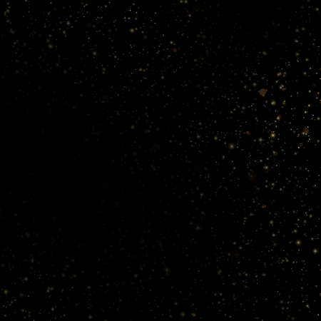 Glitter threads of curtain backdrop on black. Sparkling of shimmering light blurs. Gold particles lines rain. Fashion strass drops with shiny sequins. Christmas and New Year effect. EPS 10のイラスト素材