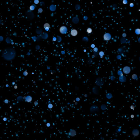 Christmas bokeh on black background. EPS 10 vectorのイラスト素材