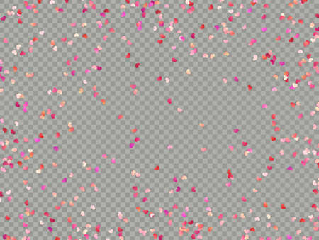 Effect Valentines confetti easy to use.の写真素材
