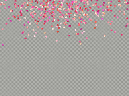 Effect Valentines confetti easy to use.の写真素材
