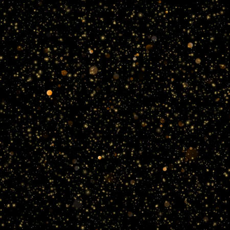 Glitter defocused lights on black background.の写真素材