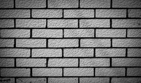 black and white brick backgroundの写真素材
