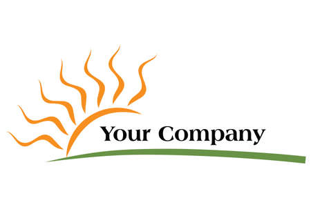 logo design template for your company, easy to change colorのイラスト素材