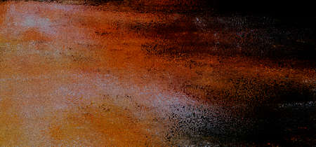 Black and Gold Grunge scratched abstract painting background texture design.の写真素材