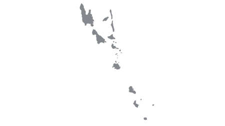 Vanuatu map with gray tone on  white background,illustration,textured , Symbols of  Vanuatu,for advertising ,promote, TV commercial, ads, web design, magazine, news paper, reportの写真素材