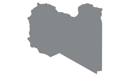 Libya map with gray tone on  white background,illustration,textured , Symbols of  Libya ,for advertising ,promote, TV commercial, ads, web design, magazine, news paperの写真素材