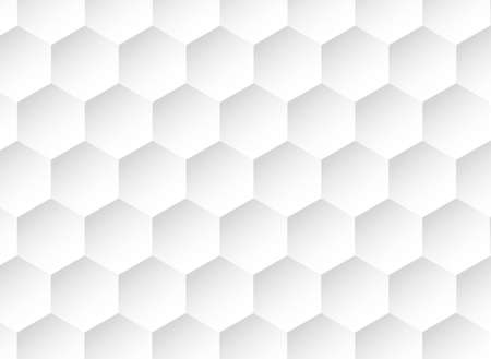 Honeycomb white background, Hexagon texture, 3d white paper background, abstract shape,space for...
