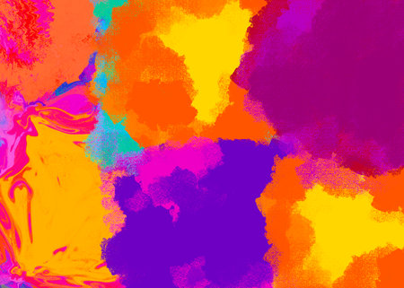 Abstract background colorfully brushの写真素材