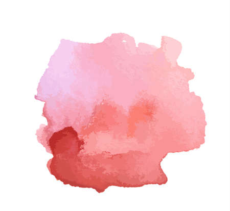 Watercolor pink paint. Colorful paint illustration for decoration.のイラスト素材