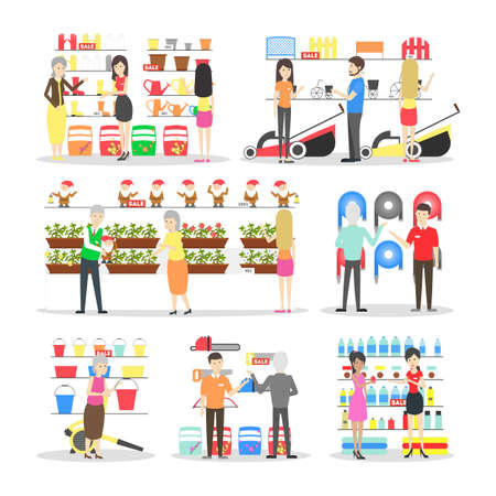 Home and garden store.のイラスト素材