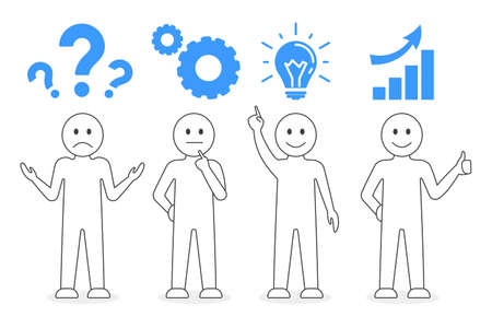 Idea concept illustration.のイラスト素材