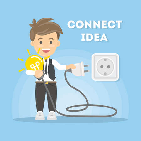 Connection of ideas.のイラスト素材