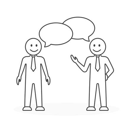 Business meeting illustration.のイラスト素材