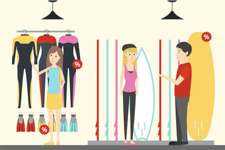 Sport store interior.の写真素材