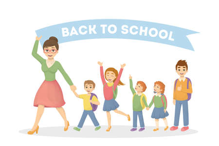 Back to school.のイラスト素材