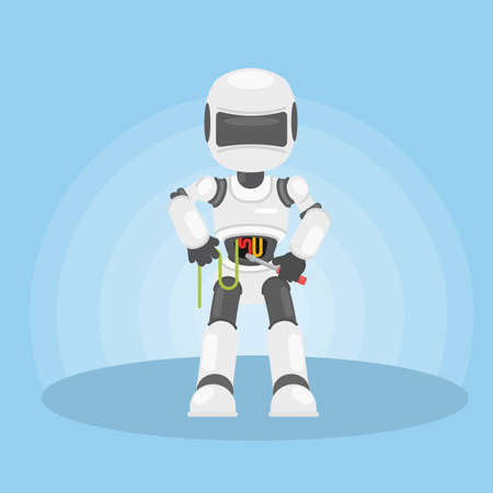 Robots self repair.のイラスト素材