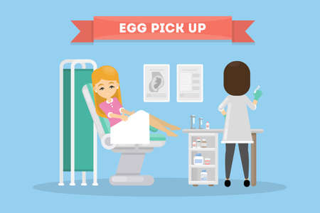 In vitro fertilization.のイラスト素材