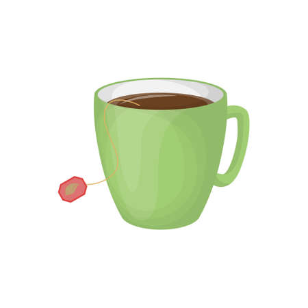 Isolated tea cup.のイラスト素材