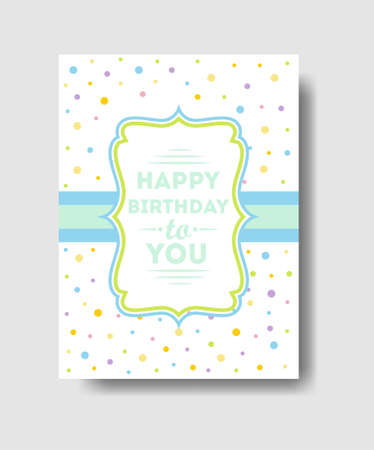 Birthday cardのイラスト素材