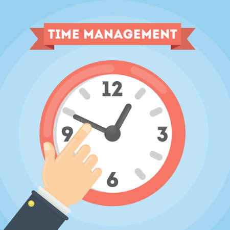 Time management concept.のイラスト素材