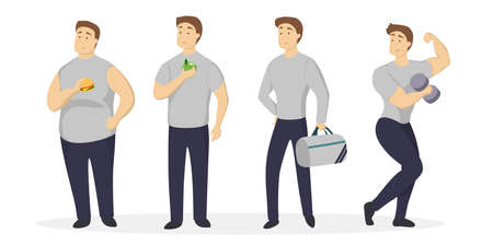 From fat to slim.