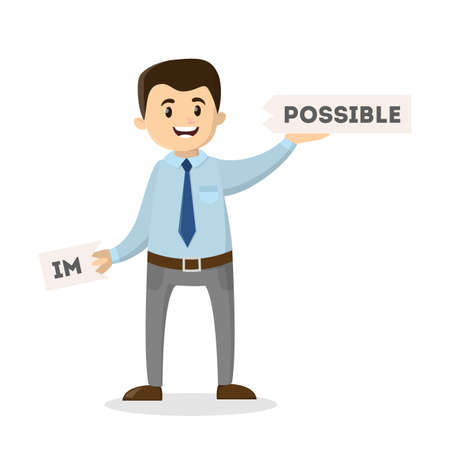 Nothing is impossible.のイラスト素材