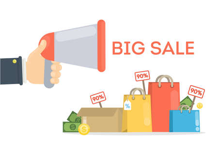 Big sale illustration.のイラスト素材