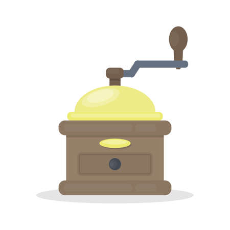 Isolated coffee grinder.のイラスト素材