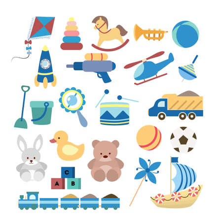 Toys for boys.のイラスト素材