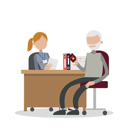 Voting at home.のイラスト素材