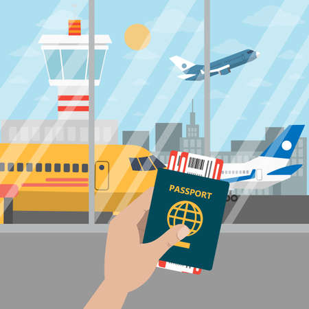 Passport for airport.のイラスト素材