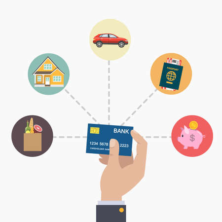 Payment with credit card.