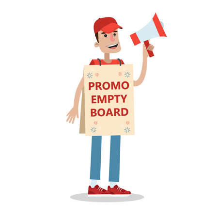 Promo empty board.のイラスト素材