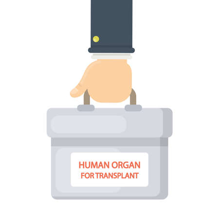 Human organs for transplant.のイラスト素材