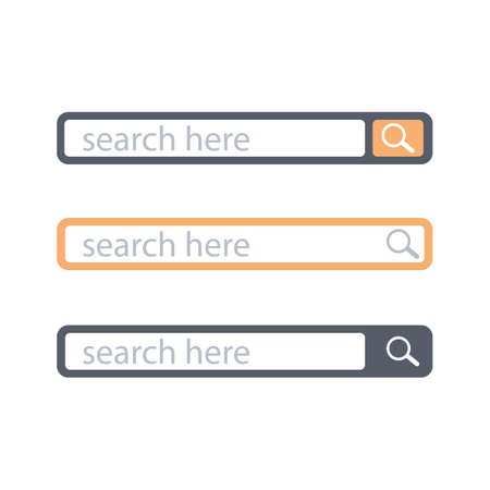 Search bar set.のイラスト素材