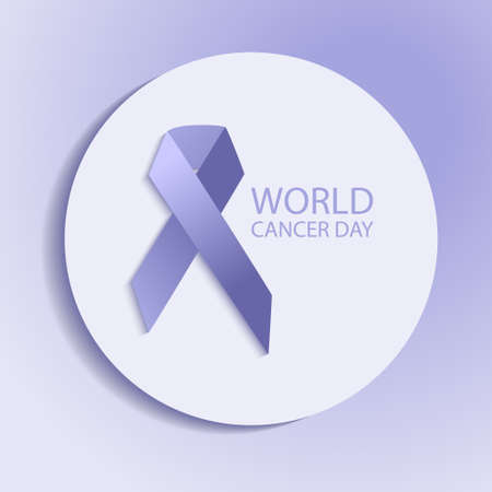 World cancer day. Day of diseases awareness.のイラスト素材