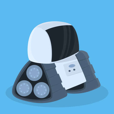 Future robot isolated.のイラスト素材