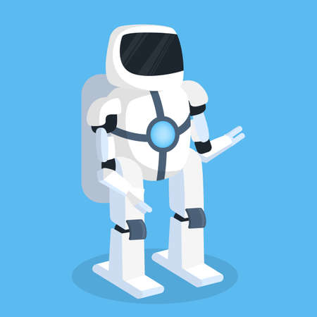 Future robot isolated.のイラスト素材