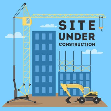 Site under construction concept.のイラスト素材