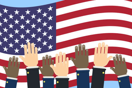 American election campaign.のイラスト素材