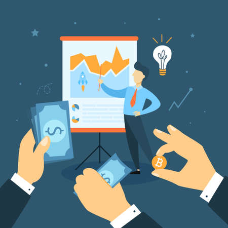 Startup concept illustration.のイラスト素材