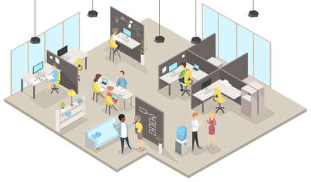 Design studio office.のイラスト素材