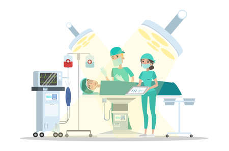 Plastic surgery set.のイラスト素材