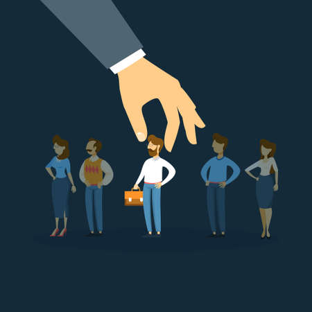 Finding new employee.のイラスト素材